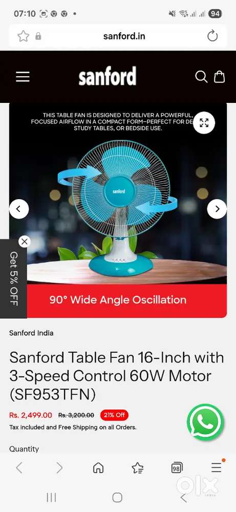 SANFORD HOME APPLIANCESS For the first time in OLX