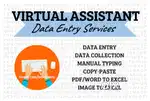 Data entry typing work