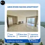 River Facing Brand New 4BHK Apartment in Ribandar!