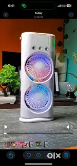 Doble fan mini ac cooler