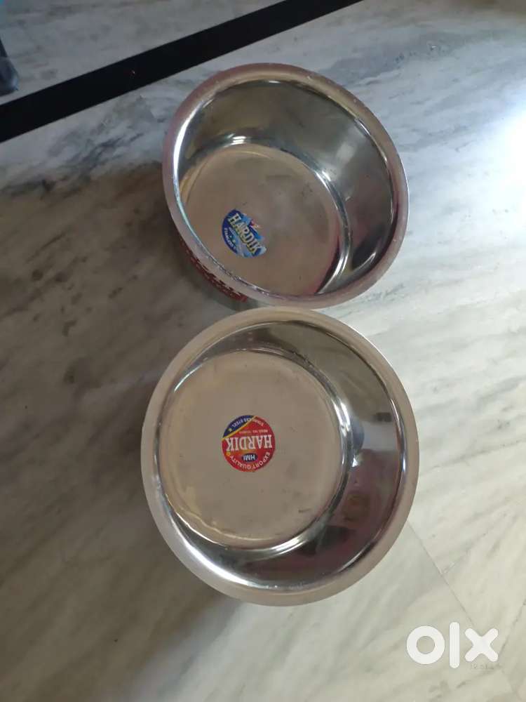 2 big bowls 1 kadiee big non used