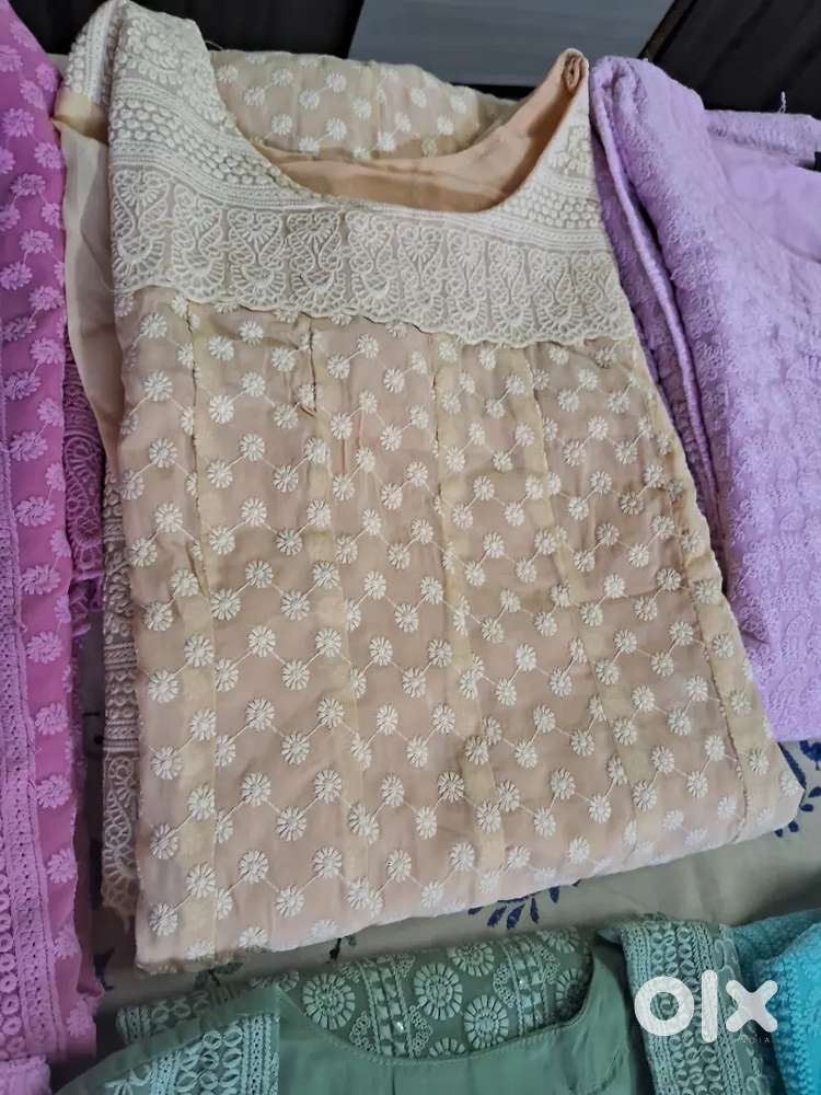 Diwali collection chikankari kurti xl and 2x l flat 350