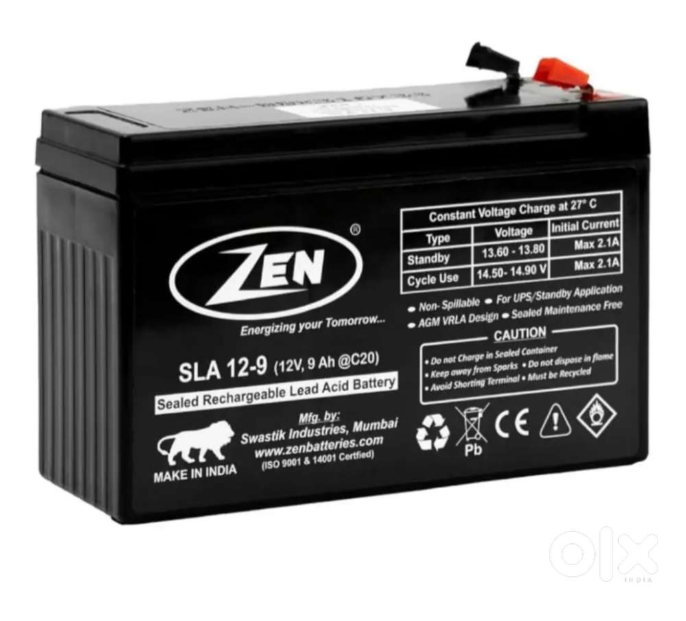 Battery [ALL New]with Charger and DC Bulbs