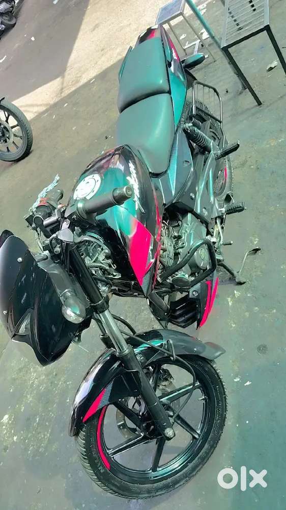 New condition double disck brake red colour bike