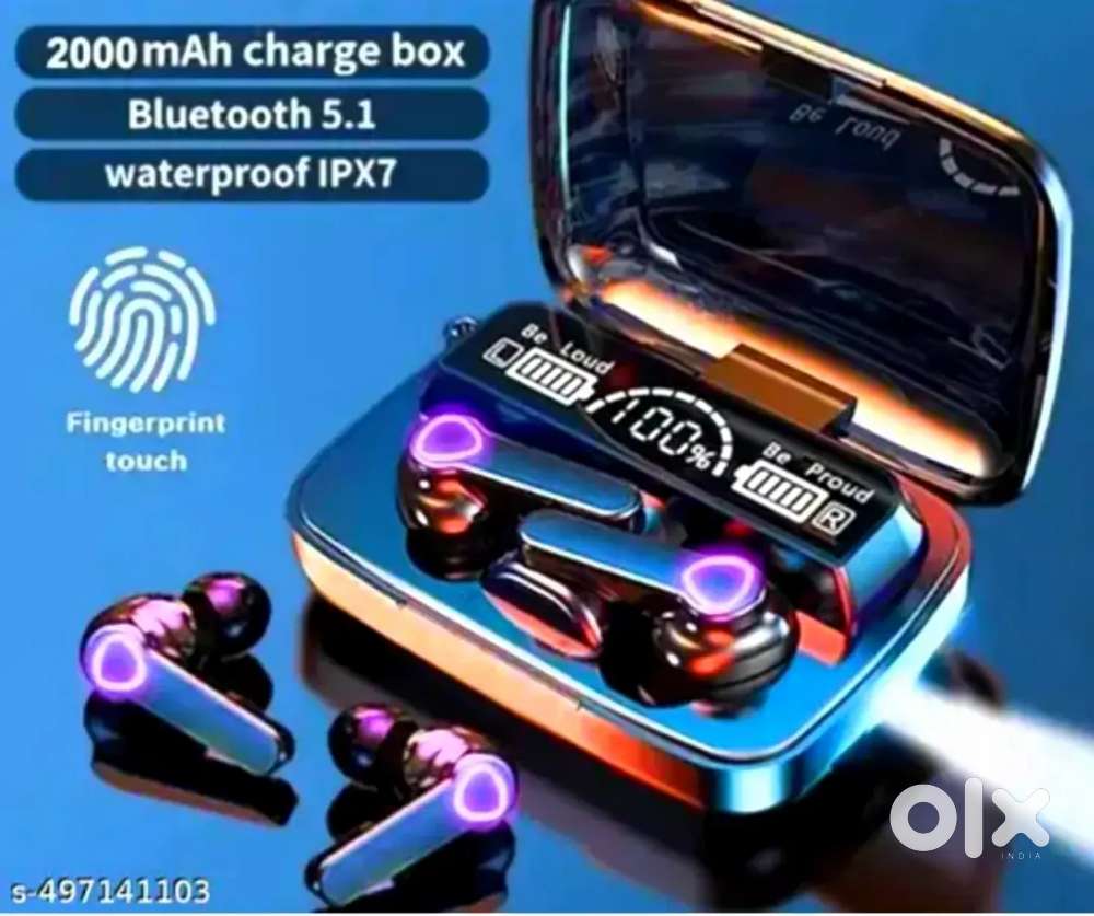 M19 TWS Wireless Headphone With Touch Control With FlashlightBluetooth