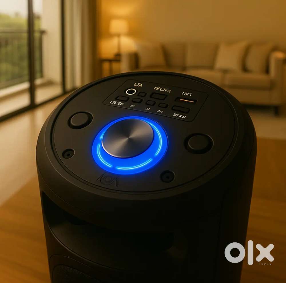 B4 HIGH HEAVY STRONG BASS BLUETOOTH SPEAKER, MIC,1.5FT NEW BOX HOME