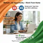 Remote Job Opportunity - Work From Home  We are hiring for our PDF to