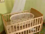 Baby cot with mattress and swing option