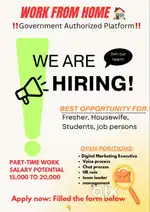 We are hiring best opportunity for students or house wife etc to be