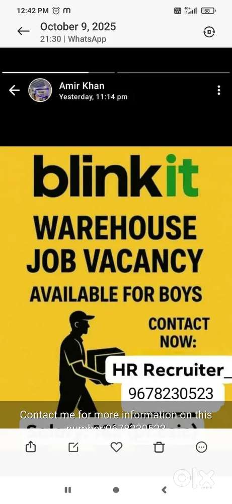 Blinkit inhouse jobs