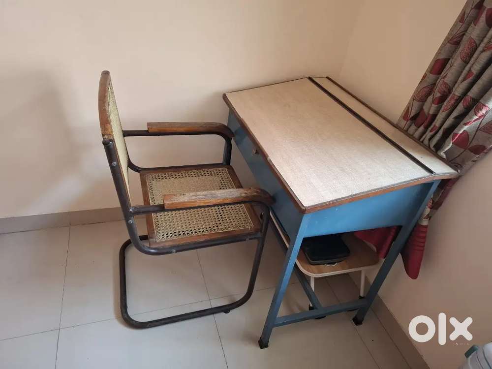 Study table, chair and side table