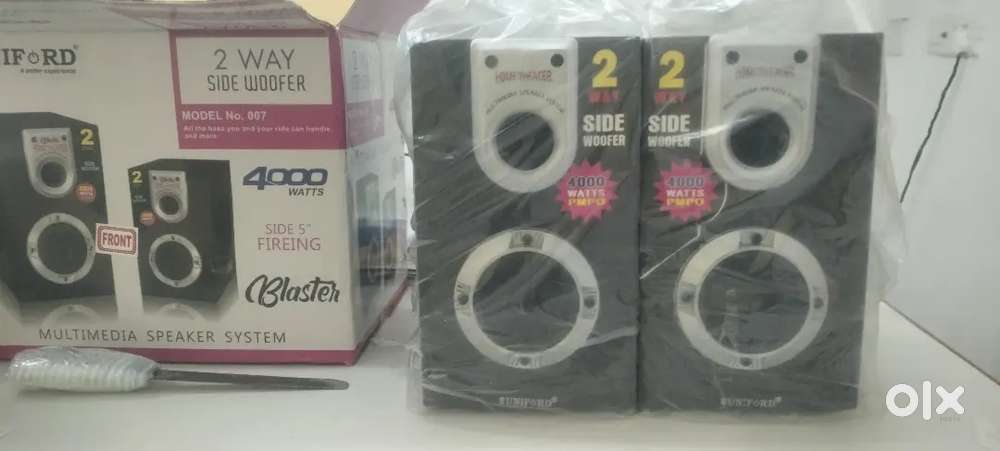 Home theatre (blaster brand 4000w 2 way woofer