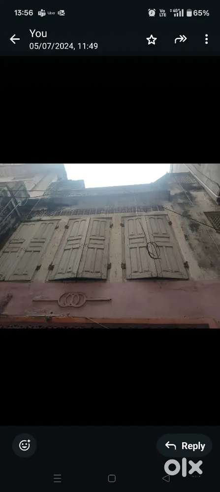 Old house in wholesale saree market of johri bazar, ramlalaji ka rasta