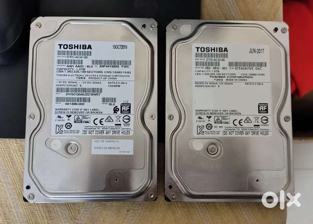 2 TB Toshiba Harddisk