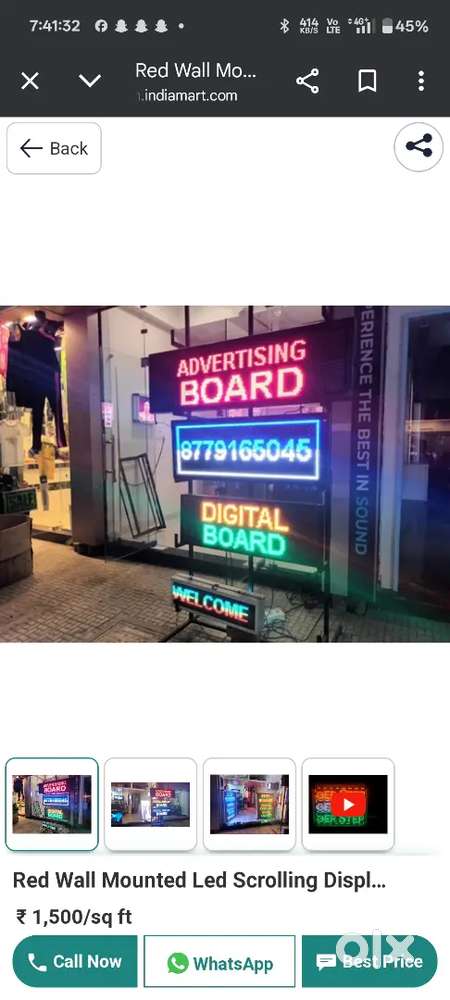 Electronic LAD bord