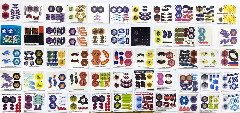 Beyblade Stickers – MFB, Zero G, Plastic Series