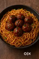 Chinese(noodles manchurian roll ) maggi chai