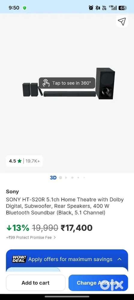 Sony S20R new one