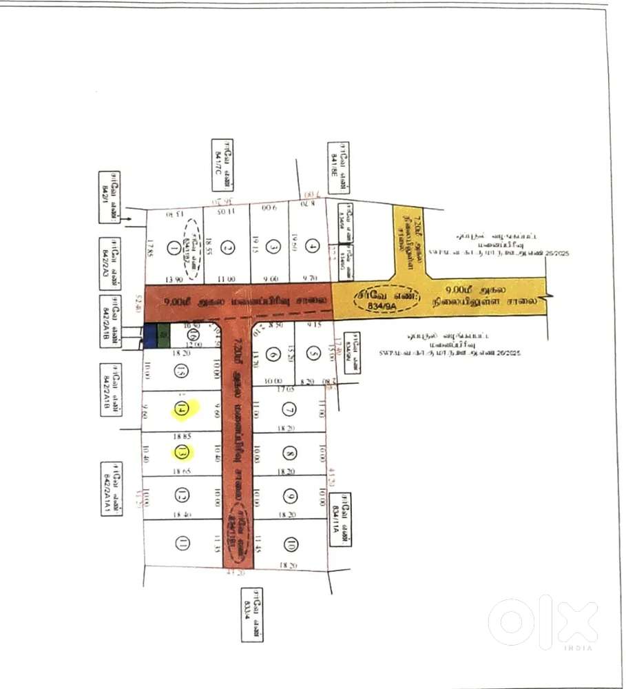 35 cent plot sale in VIP Garden Thamathukonam