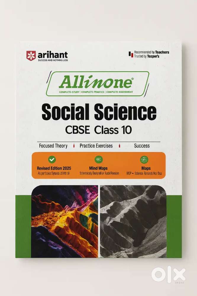 'ALL IN ONE ' SOCIAL SCIENCES BOOK OF 2024-2025 Of CLASS 10th