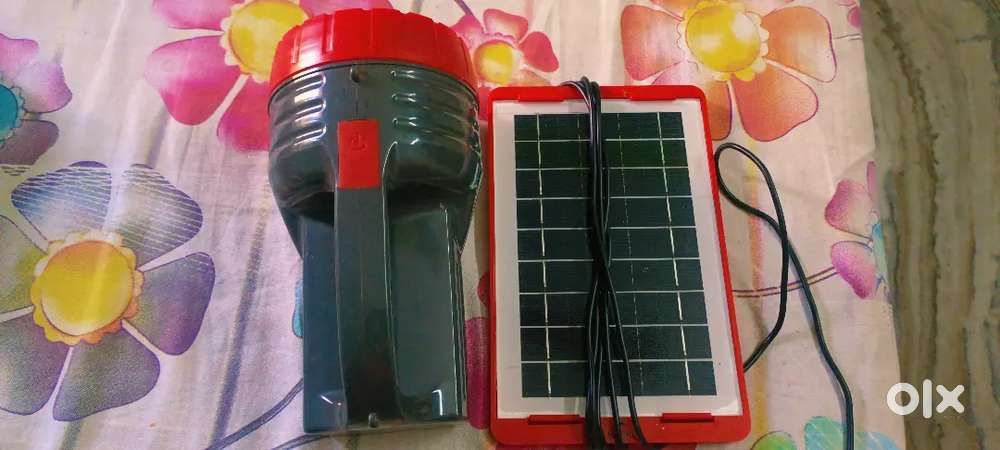A type of light which contains all features like solar panel charging