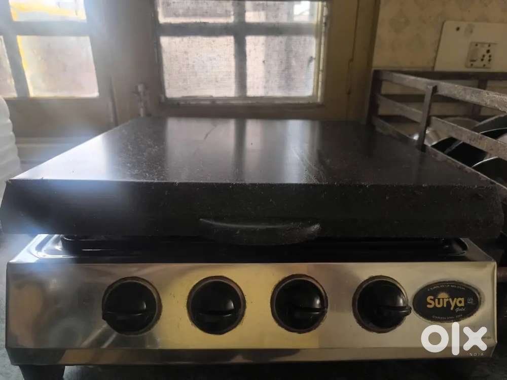 4 Burner Gas Chulha - Steel Body