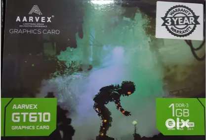 AARVEX GT610 DDR3 1 GB NVIDIA Chipset 62 bit 612 MHz Graphics Card