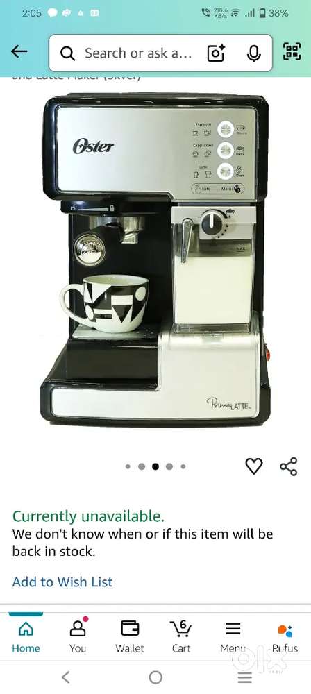 OSTER COFFEE MAKER