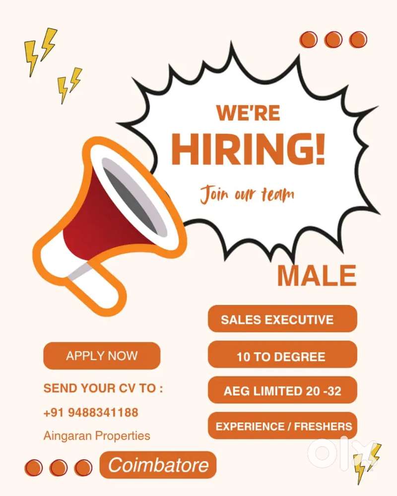 Sales Executive - Real estate - Saravanapatti