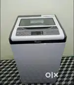 Whirlpool top load 123 pearl white colour fully automatic washing mac