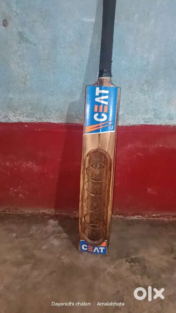 Ceat sticker cricket burn bat and light weight scoop bat