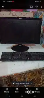 HCL MONITOR AND CPU KEYBOARD MOUSE UPS INTEXT