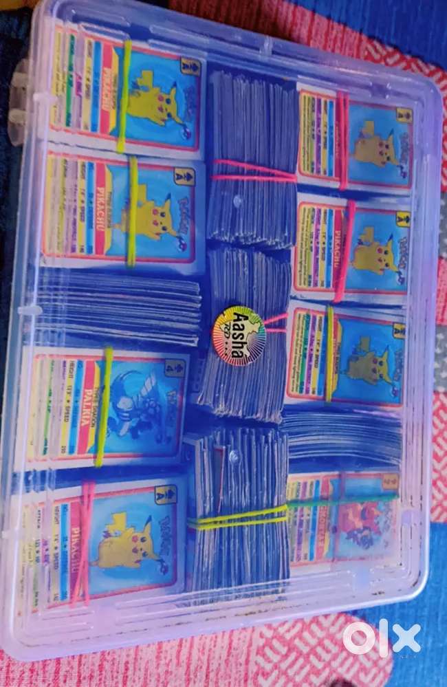 Pikachu and pokemon special mini cards