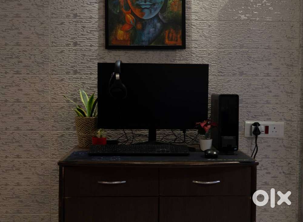 Wooden TV / Computer Table with Drawers & Storage (Handmade)