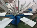Screen printing machine 6 head