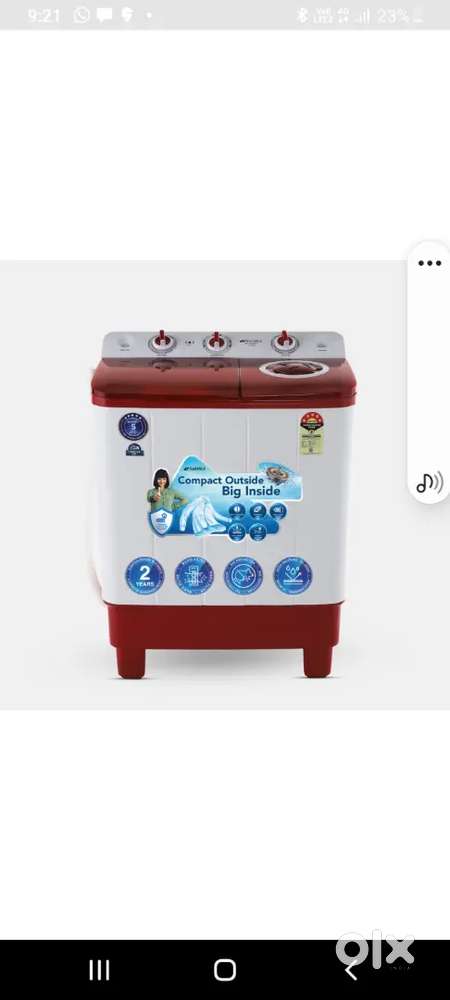 Semi automatic washing machine