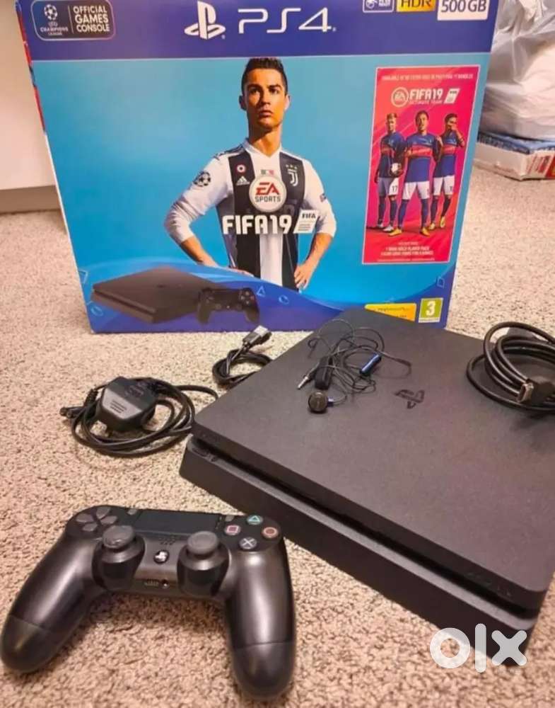 Sony PlayStation 4 PS4 Slim 500GB Co1nsoleà - Glacier White Bundle!