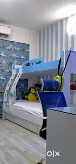 Bunk bed with storage for kids