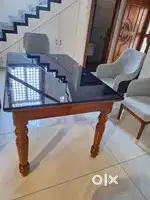 Dining table 6 seater along with 4 chairs