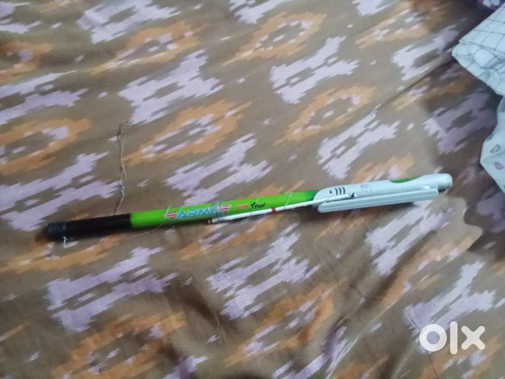 Fishing rod greencolour