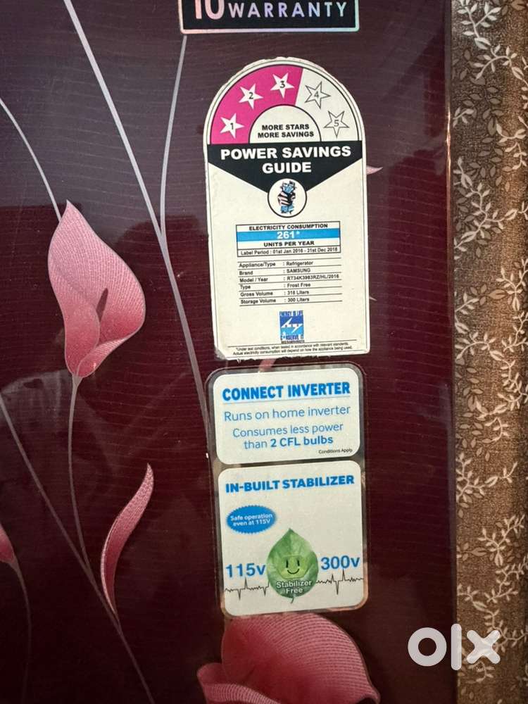 Samsung 318 liters fridge