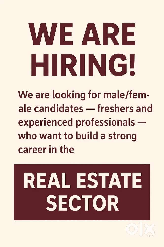 Join real estate sector