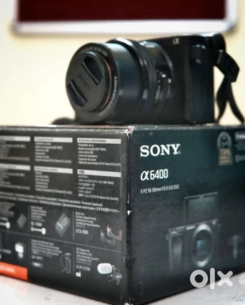 Sony a6400 with 16-50mm kit lens under two years warranty.