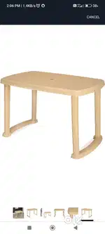 Dining table plastic and e exuast fan