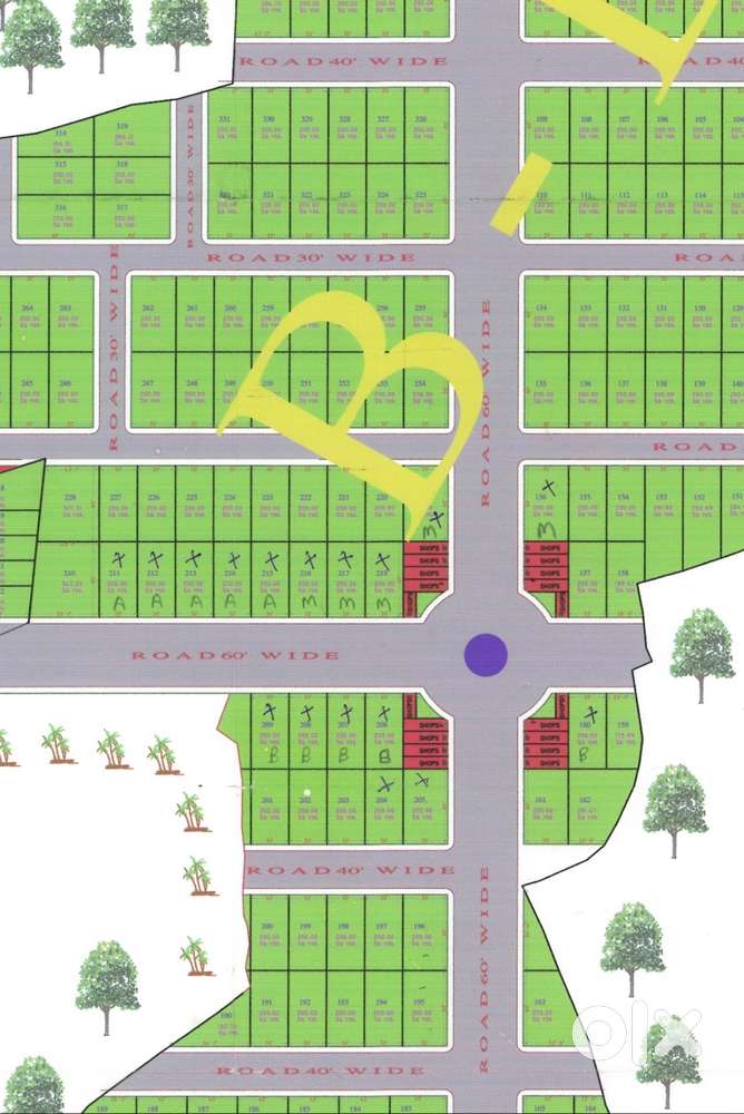 200Gaj plots on 60ft. road in Chaksu @4,500/gaj