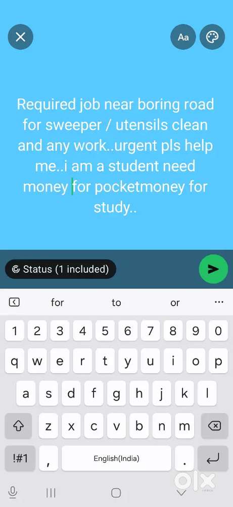 Mujhe job chahie..2 hour 2.30 hour me sb kr dunga