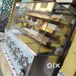 Ac sweet counter Display glass counter  normal counter