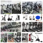 All gym equipment treadmill and exercise cycle