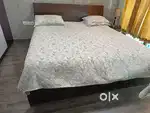 King size bed with storage