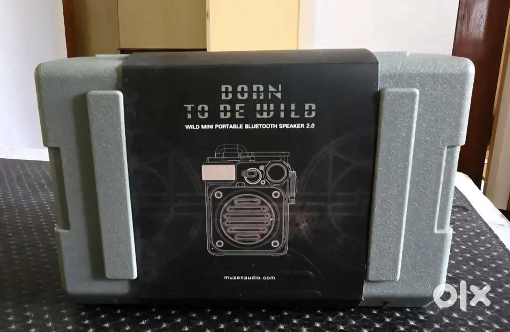 Packed Unused Muzen Portable Rugged Bluetooth Speaker